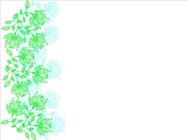 Flower abstraction background clipart