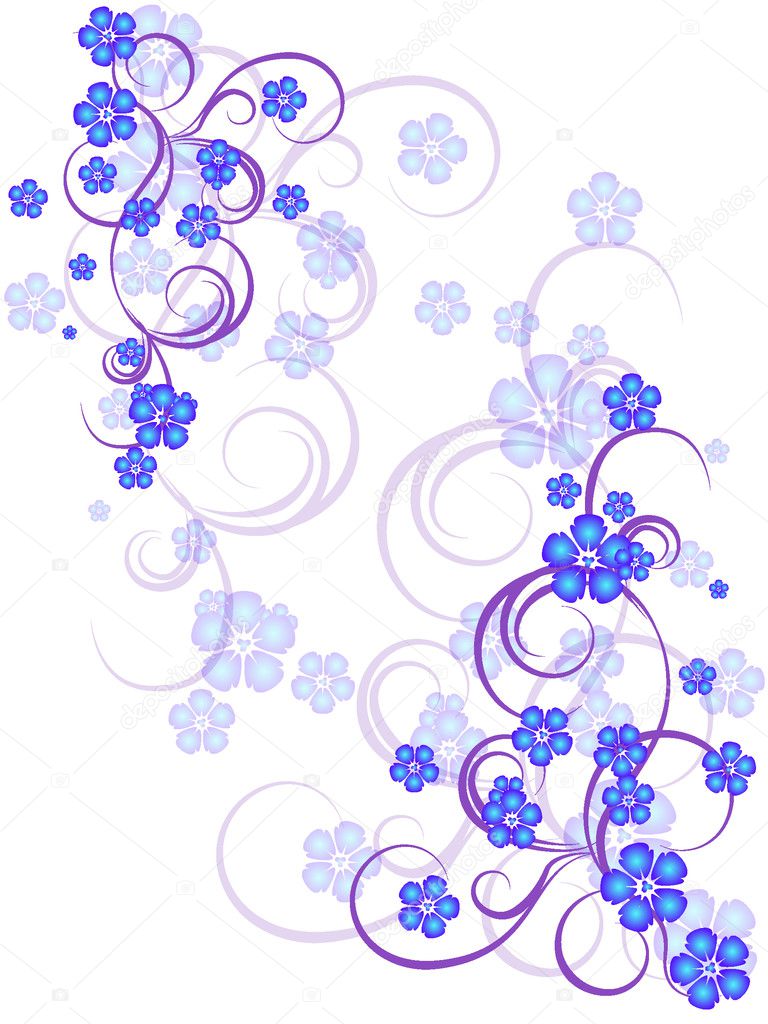 Flower abstraction background