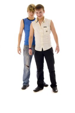 Young Machos Duet clipart