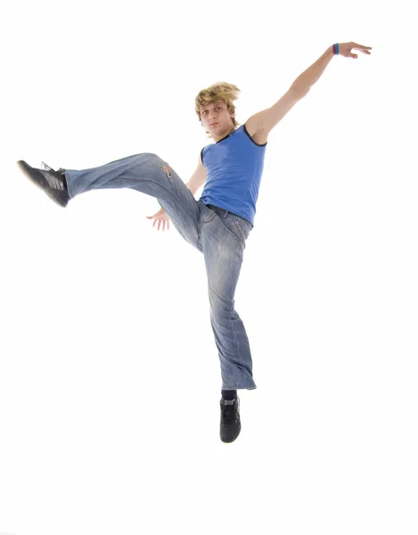 Nowoczesny taniec moda młody mężczyzna — Zdjęcie stockowe