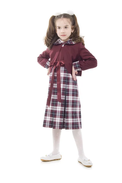 Little Schoolgirl — Stock Photo, Image