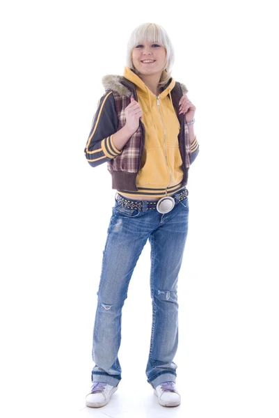 Jeans Blonde — Stock Photo, Image