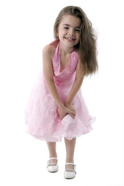 Mała dziewczynka moda model. — Zdjęcie stockowe