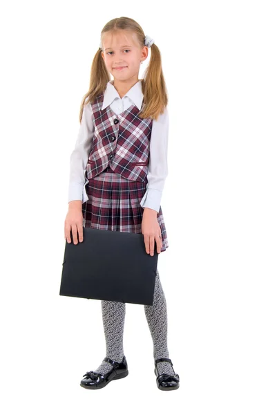Cute tiener schoolmeisje. — Stockfoto