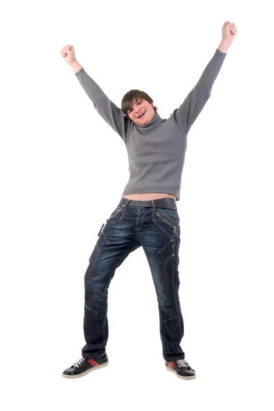 Open Arms Dancing Boy. — Stock Photo, Image
