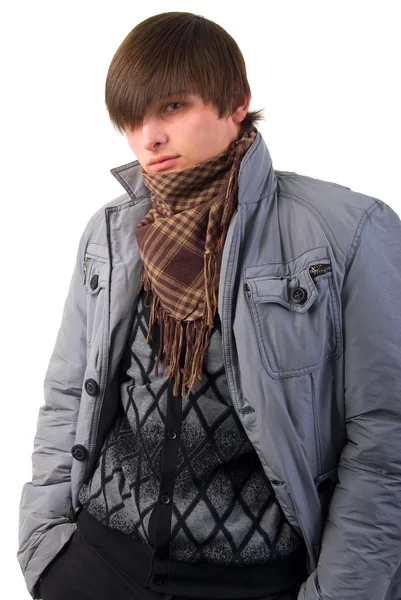 Chłopiec młodych dorosłych moda. — Zdjęcie stockowe