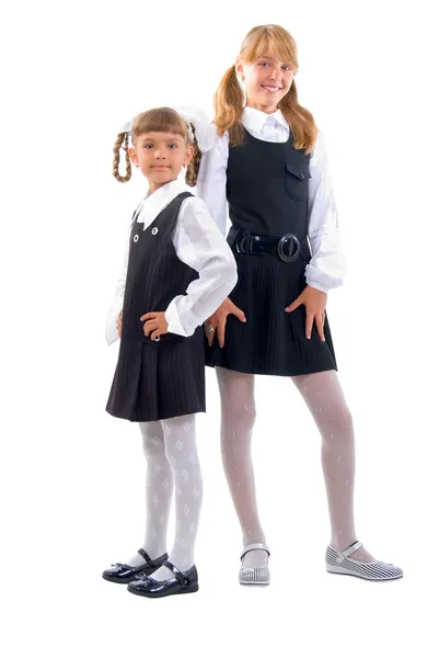 Schoolgirls In Uniform. — Stock Photo, Image