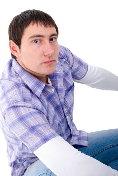 Modern Young Man. Student. — Stock Photo, Image