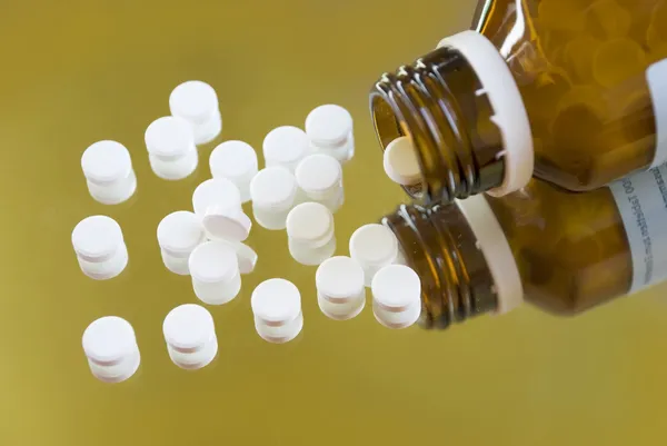 Homeopatia pílulas schussler — Fotografia de Stock