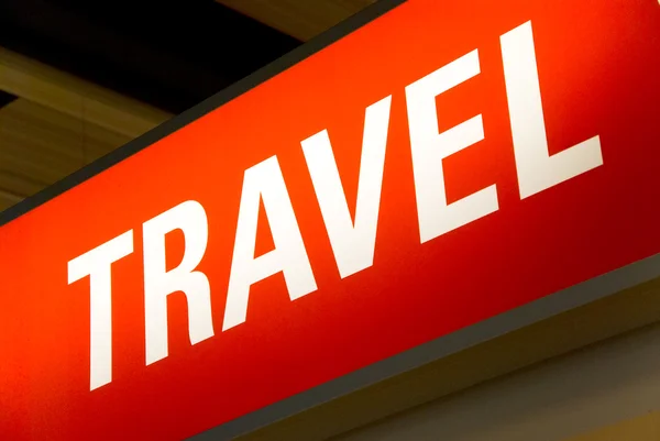 Travel sign — Stock Photo, Image