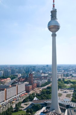 Berlin skyline television tower clipart