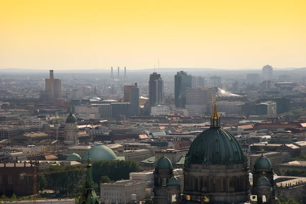 Berlinie panoramę potsdamer platz — Zdjęcie stockowe