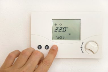 Room thermostat clipart