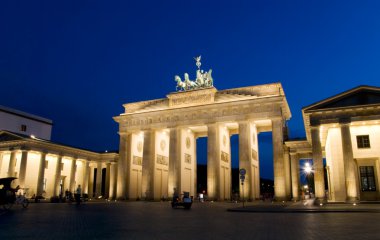 Berlin brandenburg gate 1 clipart