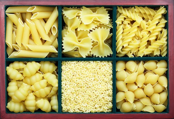 Tanti tipi di pasta — Foto Stock