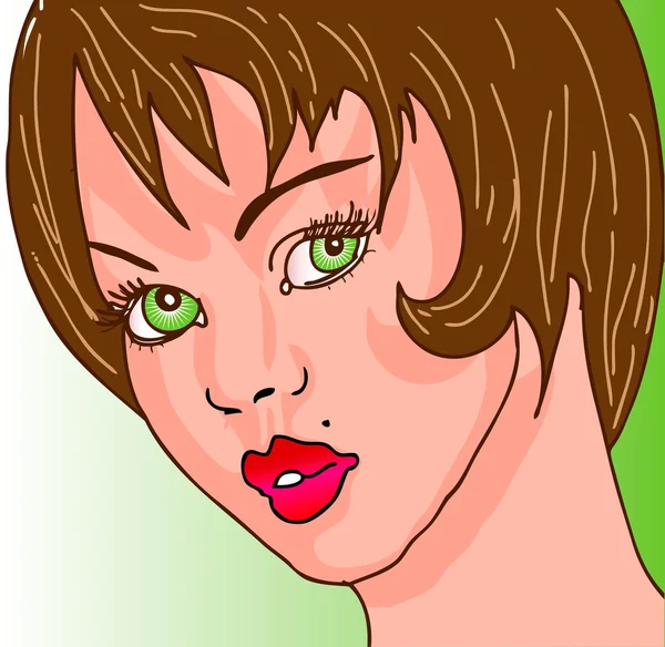 Illustration of a woman — Stock Photo, Image