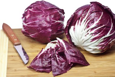 Preparation of radicchio clipart