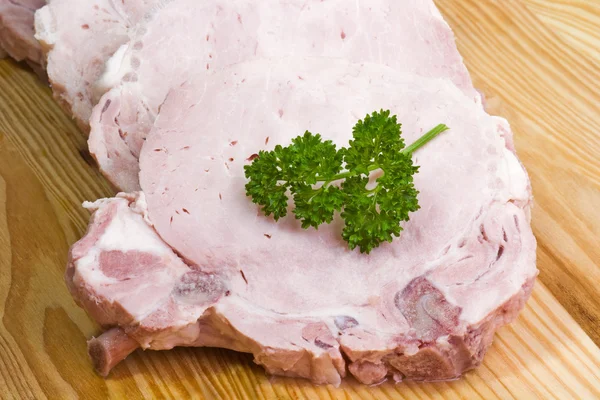 ロース肉の調理された肋骨 — ストック写真