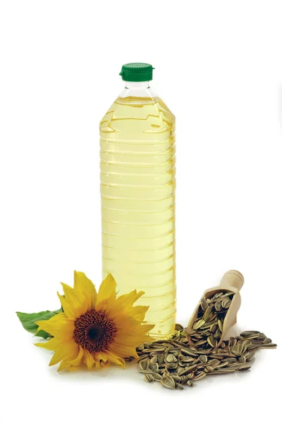Oil with Sunflower — Stock Photo, Image