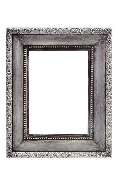 stock image Silver picture frame