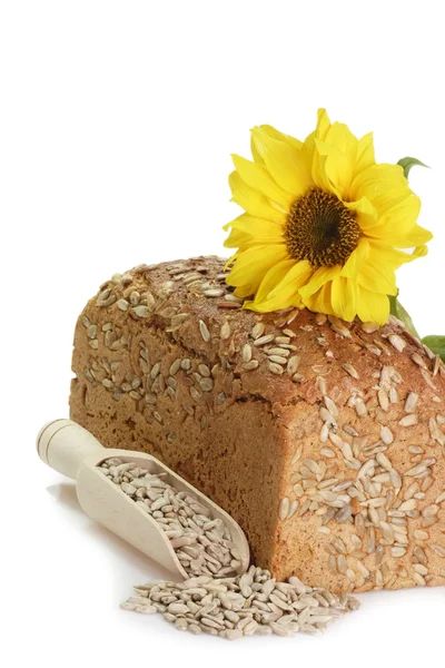 Rye Bread with Sunflower Seeds — Stock Photo, Image