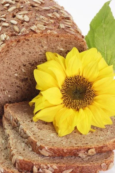 Rye-Bread with Sunflower — Stock Photo, Image