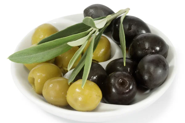 Olives avec branche — Photo