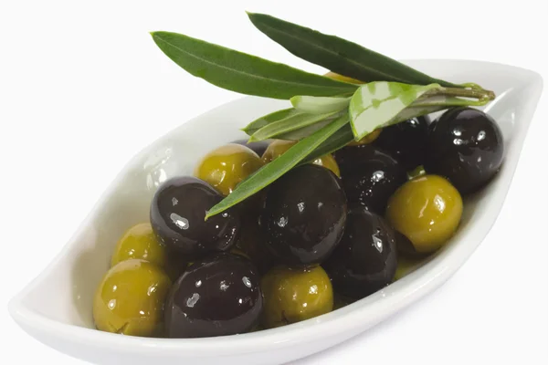 Olives in oil — Stock Photo, Image