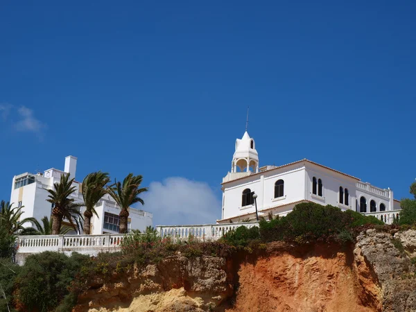 stock image White house on the cliff