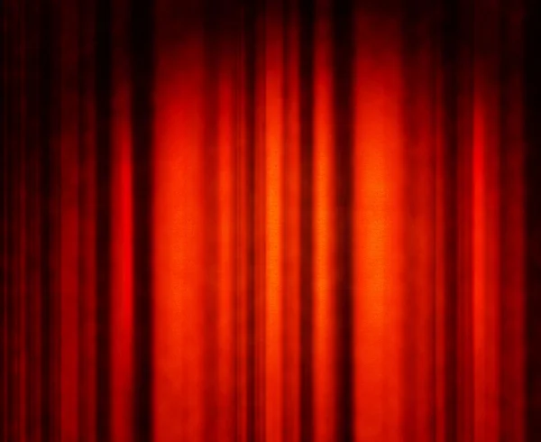 Rode theater gordijn — Stockfoto
