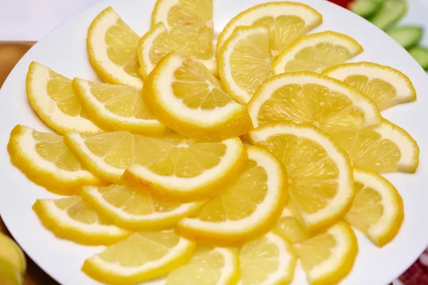 Skivor av citron — Stockfoto