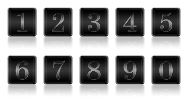 Set of digits — Stock Photo, Image
