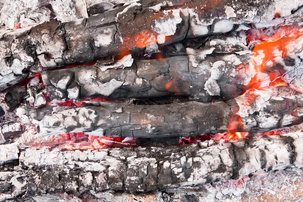 Flames and ash — Stock Photo, Image