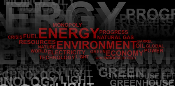 stock image Energy and environment – word cloud