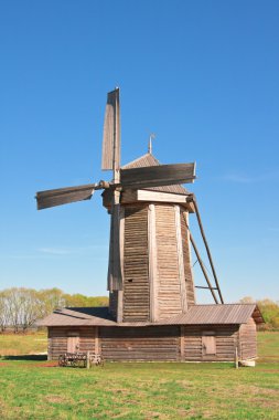 Windmill in the village of Tarkhany clipart