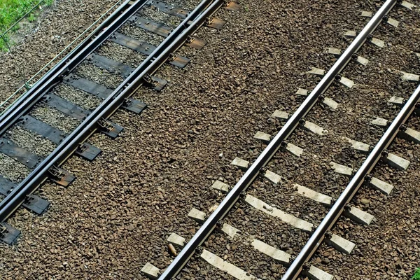 Железнодорожный путь — стоковое фото