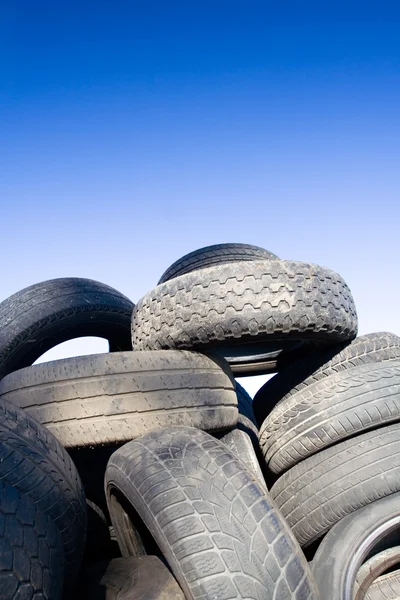 Reciclagem de pneus — Fotografia de Stock