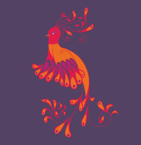 火の鳥 — ストックベクタ