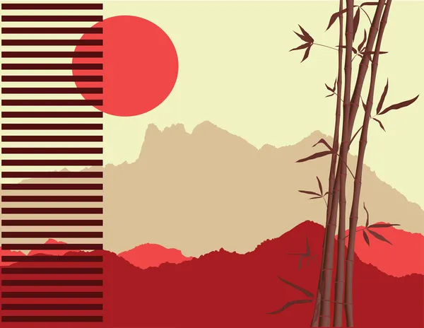 Thème japonais — Image vectorielle