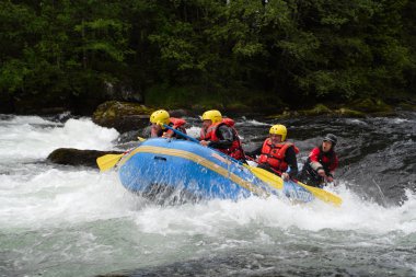 Rafting clipart