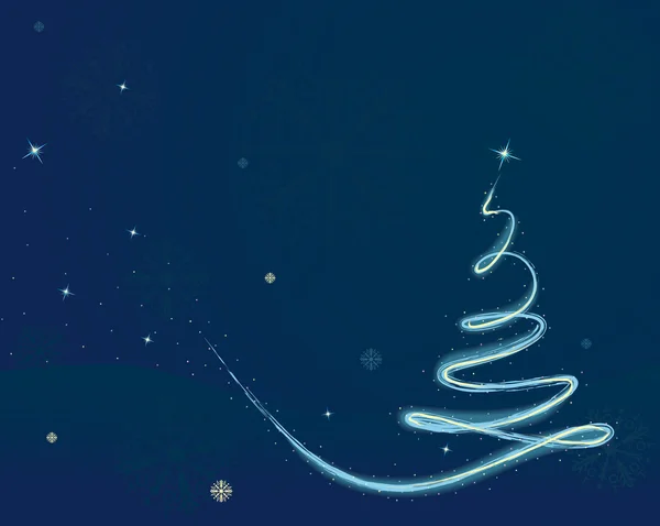 Julgran bakgrund — Stock vektor