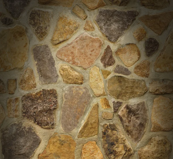Цегляна стіна з нерегулярними каменями — стокове фото