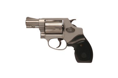 Smith & Wesson snubnose police revolver clipart