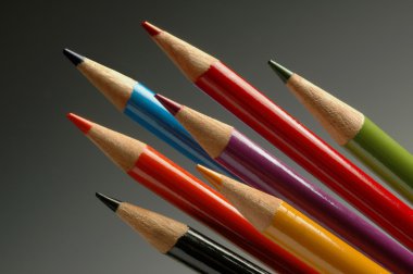 Color art pencils for drawing clipart