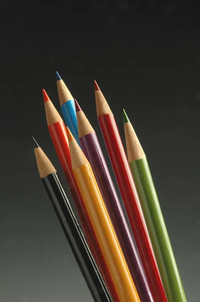 Renkli sanat kalemler — Stok fotoğraf