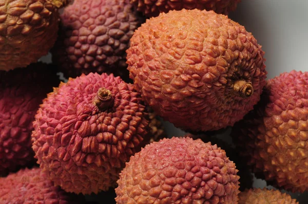 Closeup of Chinese lychee fruit — Stock Photo, Image