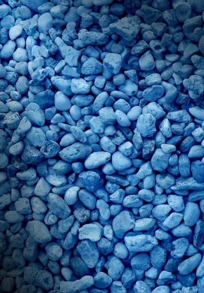 Fondo de piedra decorativa azul liso — Foto de Stock