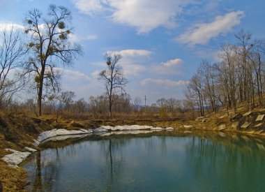 Bahar Nehri ile peyzaj