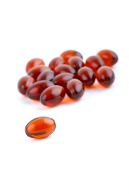 Lecithin capsules clipart