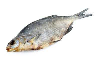 Dried bream fish clipart